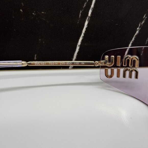 NEW MIU MIU MUA51S ZVN90O PINK SUNGLASSES WOMEN MU A51S, SMU A51 main image 6